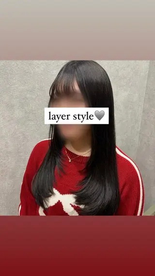 ロング 🌸レイヤー/ブリー チ艶カラー🌸NOAのヘアスタイル