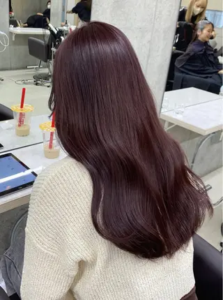 セミロング うる艶ヘア♡韓国好き 透明感　shotaのヘアスタイル