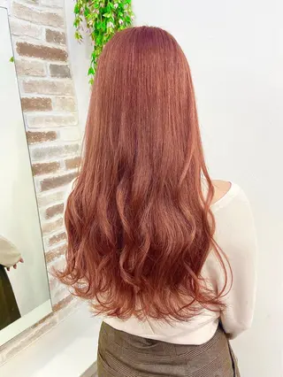 ロング カラー ヘアアレンジ 山本 史奈のヘアスタイル