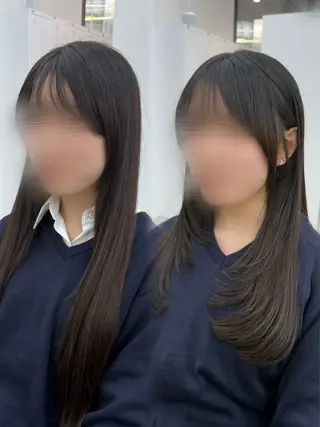 ロング レイヤー/顔まわり /亀戸錦糸町/なつきのヘアスタイル