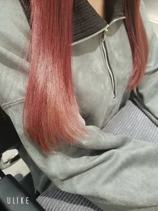 セミロング 透明感カラー×髪質改 善✨️町田築✨️のヘアスタイル