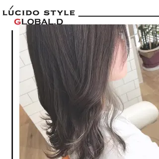 ミディアム カラー 🥛洒落髪小顔cut なら龍崎🥛のヘアスタイル