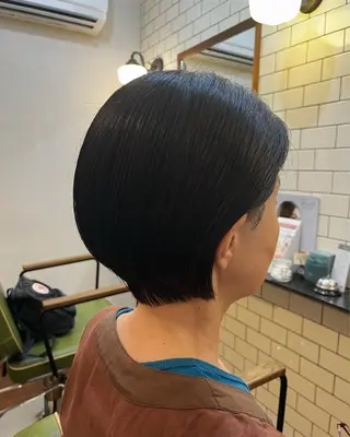ショート カラー ショート、ボブ💚 レイヤー/井上翔のヘアスタイル