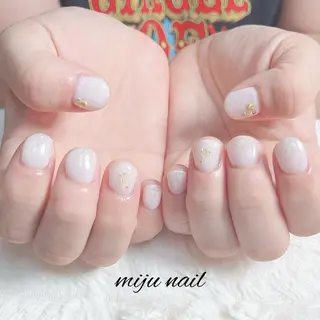 ネイル ❁miju nail 大人上品/自爪育成のネイルデザイン