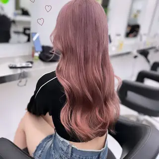 セミロング カラー ヘアアレンジ 愛されカラー🩷 はるなのヘアスタイル