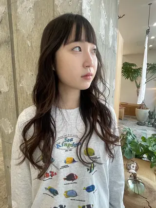 ロング パーマ 垢抜けボブ/SAHO /OAK溝の口のヘアスタイル