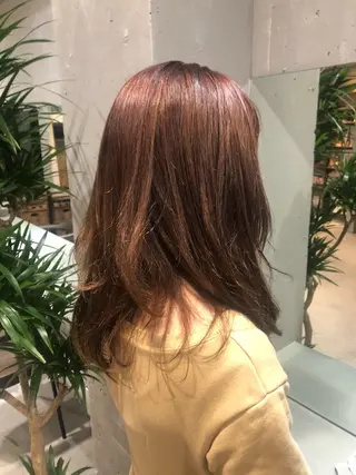 セミロング カラー メンズも◎ 北澤みさきのヘアスタイル