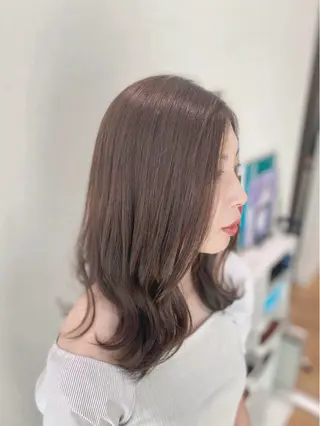 ミディアム 滝口 瑞季のヘアスタイル