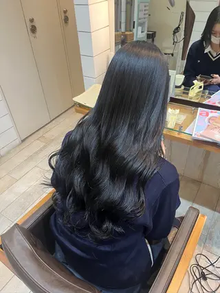 カラー Miwa🦋渋谷/ 透明感カラー/セットのヘアスタイル