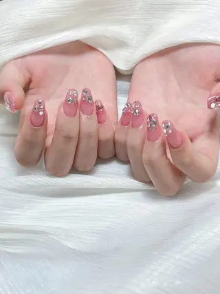 ネイル candy nail 韓国風ワンホンネイルのネイルデザイン
