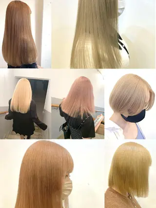 ロング カラー ヘアアレンジ 🎀暖色カラー🎀 ♡yurika♡のヘアスタイル