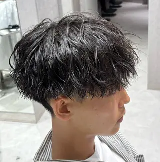 ショート パーマ メンズ 【メンズ特化】 池田大成✂︎のヘアスタイル