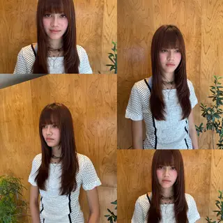 ロング Leina /メンズ /ボブ/ニュアンスのヘアスタイル