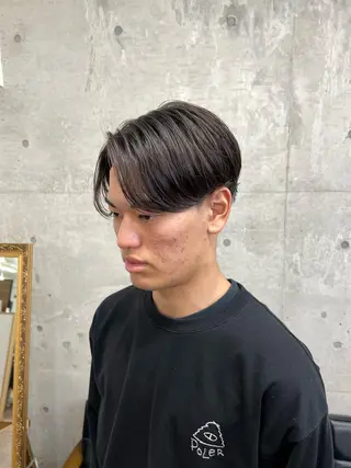 ミディアム パーマ メンズ Yui/ショート /シャドウパーマのヘアスタイル