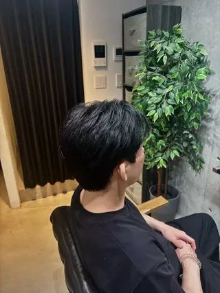 メンズ メンズ特化 ulus高森蓮のヘアスタイル