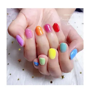 ショート ネイル 👑enen style👑のネイルデザイン