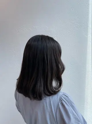 ミディアム フェミニンスタイル/ 艶カラー/amiのヘアスタイル