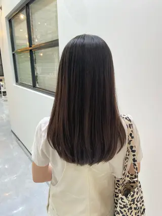ロング 田中 あやなのヘアスタイル