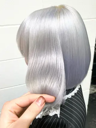 ミディアム カラー パーマ ヘアアレンジ メンズ ブリーチ　ハイトーン 特化🌈フジタハルキのヘアスタイル