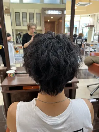 ショート パーマ メンズ 🧊メンズ特化🧊 高木航希のヘアスタイル
