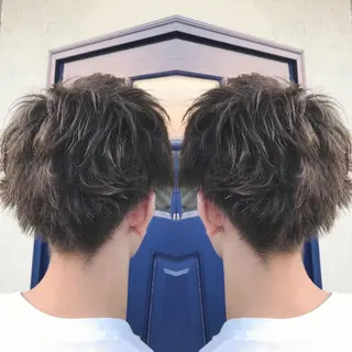 ショート カラー メンズ 重政 和樹のヘアスタイル