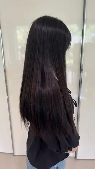 ロング 矢野 明梨のヘアスタイル