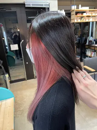 セミロング カラー メンズ韓国ヘア👹 KAJIのヘアスタイル