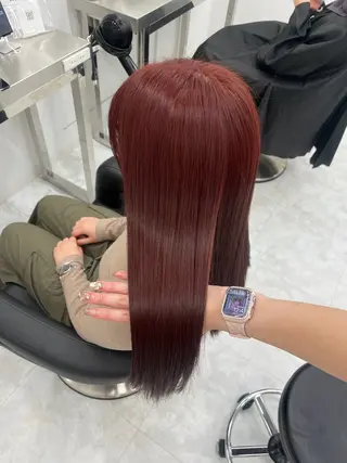 ロング カラー 透明感うる艶カラー 🤍MANAMIのヘアスタイル