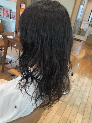 ロング パーマ 【ANSWER】 渡辺カリン🌼のヘアスタイル