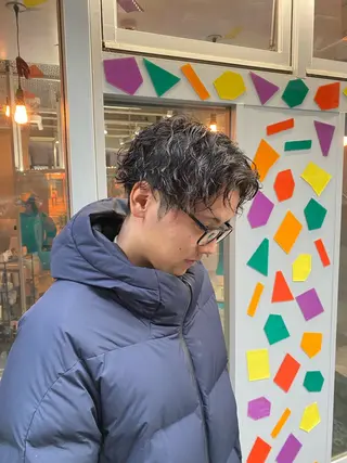 ショート パーマ メンズ Riganuts王子 Hayato✂︎のヘアスタイル