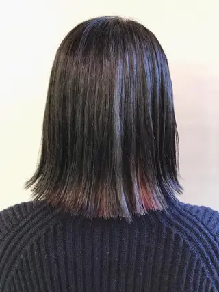 カラー やまだ まいのヘアスタイル