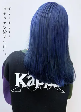 セミロング カラー 縮毛矯正×髪質改善 店長　DAITOのヘアスタイル