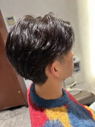 パーマ メンズ 篠田 綾乃のヘアスタイル