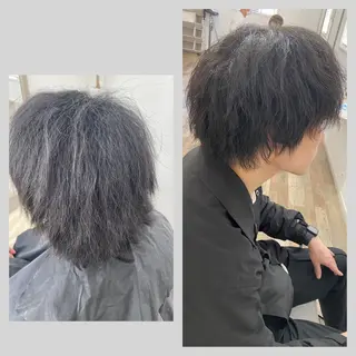 パーマ メンズ 佐藤 沙也輝のヘアスタイル