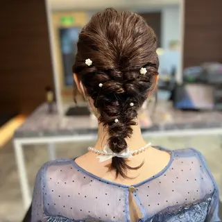 ミディアム 安田 菜摘のヘアスタイル