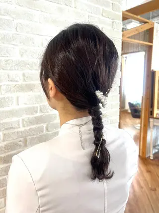 セミロング ヘアアレンジ Topstylist YUKIのヘアスタイル