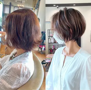 ショート 大人ショート特化/ カットモデル/表参道のヘアスタイル