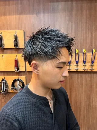 パーマ メンズ barber shop SUBARU所属・カットモデル募集中！ 澤田　葵のヘアスタイル