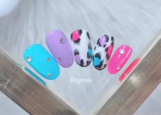 ネイル Gorgeous nail&school所属・♡ KURIN♡のネイルデザイン