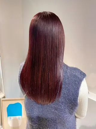 ロング カラー 髪質改善マスター 長尾勇弥/梅田中津のヘアスタイル