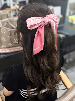ロング ヘアアレンジ ヘアセット❤️着付け Akaneのヘアスタイル