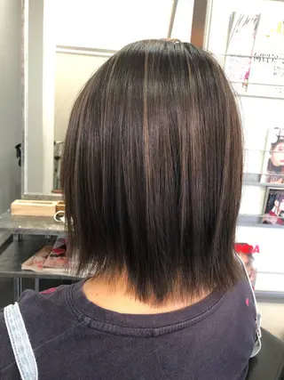 ミディアム カラー ヘアアレンジ 大塚 貴之のヘアスタイル