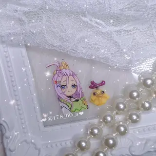 ネイル HAPPINAS🎀  れん🖤痛ネイルのネイルデザイン