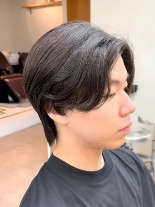 ショート パーマ メンズ JINKIメンズ特化 メンズカットパーマのヘアスタイル
