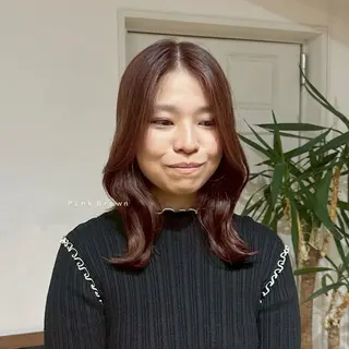 セミロング カラー madoka/ 矢場町モデル募集🧦のヘアスタイル