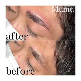 パーマ メンズ アイブロウ Mumu眉毛,ネイル モデル募集中🪄のネイルデザイン