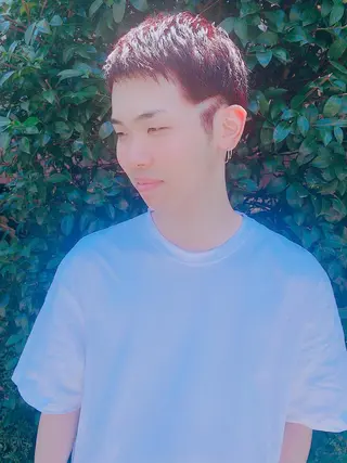 ショート カラー パーマ ヘアアレンジ メンズ CHIC share salon所属・ちこ .のヘアスタイル