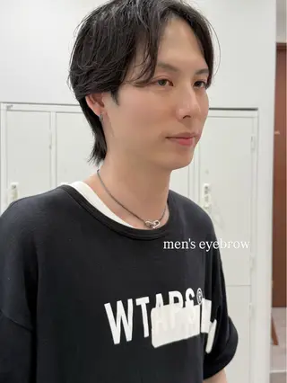 アイブロウ men'sアイブロウ まつ毛パーマ/さちのマツエク・マツパデザイン
