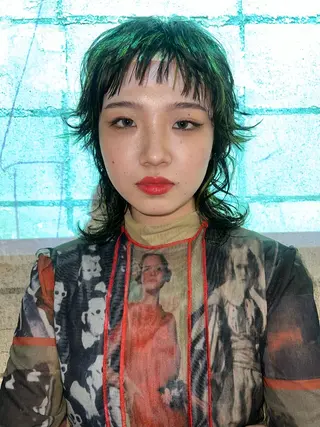 ミディアム パーマ 圧倒的デザイン力 店長🎨RENAのヘアスタイル