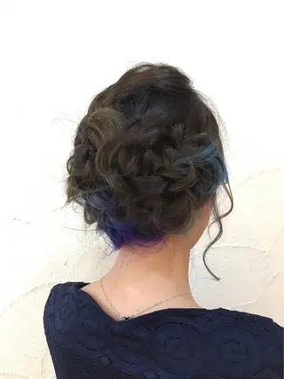 ロング カラー ヘアアレンジ ✂︎中山竜哉✂︎ 川崎スタイリストのヘアスタイル